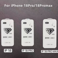 Protection d'écran en verre trempé 3D 150CC Super Large Arc 9H, anti-rayures, couverture intégrale pour 17/18 Pro/Max