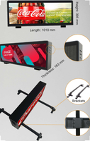Panneau de tableau de bord led RGB géant, pour la publicité, wifi 4G, taxi
