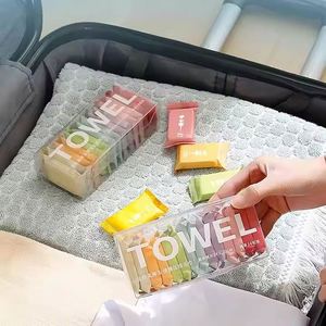 Serviettes de voyage compressées jetables pour le visage, format portable 24*30 cm - Product Image 3