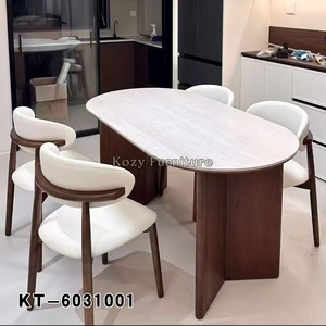 <span class=keywords><strong>Tavolo</strong></span> da Pranzo Rettangolare <span class=keywords><strong>con</strong></span> Piano in Pietra Sinterizzata Nera e <span class=keywords><strong>Gambe</strong></span> in Metallo, 4 Posti, <span class=keywords><strong>con</strong></span> <span class=keywords><strong>Gambe</strong></span> in <span class=keywords><strong>Legno</strong></span> - Product Image 4