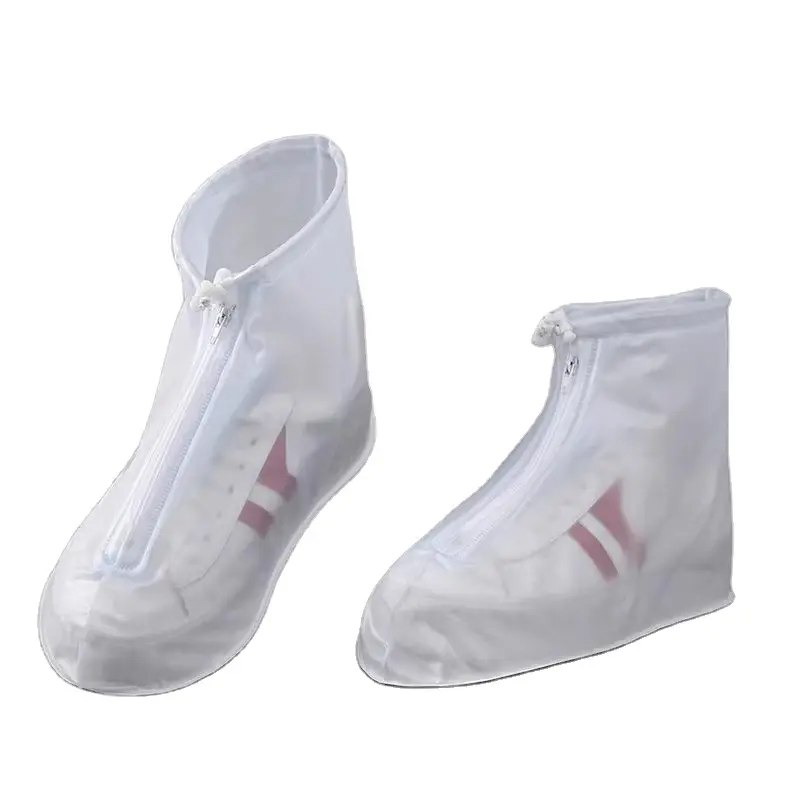 Couvre-chaussures de camping en plein air en PVC personnalisés couvre-chaussures de marche souples pour femmes semelle portable antidérapante couvre-bottes de pluie
