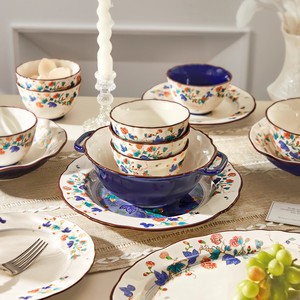 Luxury New-style Chinese Porcelain Tableware <b>Set</b> Includes Bowls Home Use Gift for Housewarming Wedding Dishwasher <b>Microwave</b> Safe - Product Image 3