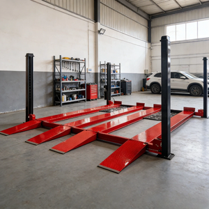 Elevador de Estacionamiento para 4 Autos con Certificación CE, Modelo 4QJT4.5-I, 4500 kg, Doble Plataforma, 2 Niveles, 2.2 kW, Tiempo de Elevación de 50s, para Talleres de Reparación de Automóviles - Product Image 1