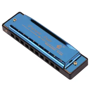 Factory Selling Children Adult Education 10 Holes Harmonica Blues Mouth Organ Harmonica