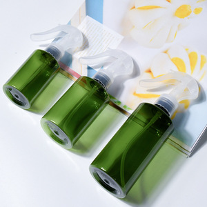 Pet Dark Green Slanted Shoulder 100Ml Spray <b>Bottle</b> Fine <b>Mist</b> Cosmetic Plastic Dispensing <b>Bottle</b> For Facial <b>Mist</b> - Product Image 1