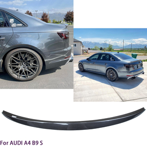 สำหรับ B9 B9.5ซีดาน S สไตล์คาร์บอนไฟเบอร์สปอยเลอร์ท้ายรถปีก2016-2023 - Product Image 1