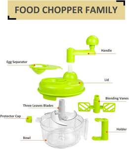 Kitchen Hand Crank Food Processor Baby Food Maker Manual Food Chopper Meat Grinder Vegetable Dicer Kitchen Accessories - Product Image 5
