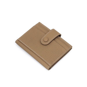 Monedero Pequeño de Cuero Genuino Ultrafino Tradicional para Mujer, con Cierre de Cremallera y Ranuras para Tarjetas de Crédito, Mini Tarjetero - Product Image 3