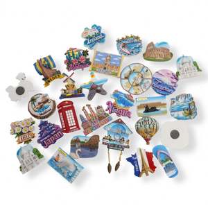 Aimant personnalisé populaire en résine 3D, souvenir de ville, aimant de réfrigérateur pour la décoration de cuisine - Product Image 1