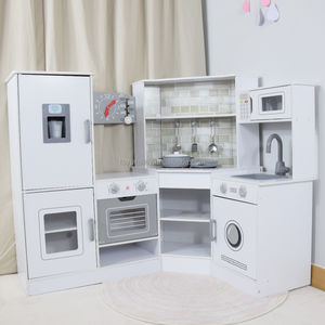 Jouets de cuisine en <span class=keywords><strong>bois</strong></span> Toys Valley pour enfants de 2 à 13 ans avec cuisinière à induction sonore et machine à glaçons - Product Image 6