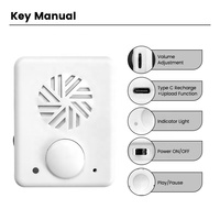 Module sonore MP3 portable avec fonction veille automatique, enregistreur de musique et de voix pour enfants, intégré à une peluche avec batterie longue durée