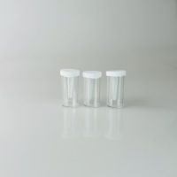 Vaso para Muestras de Heces Desechable, Económico, de Plástico de Pared Gruesa, Anti-Roturas, para Microscopía de Parásitos en Laboratorios Médicos