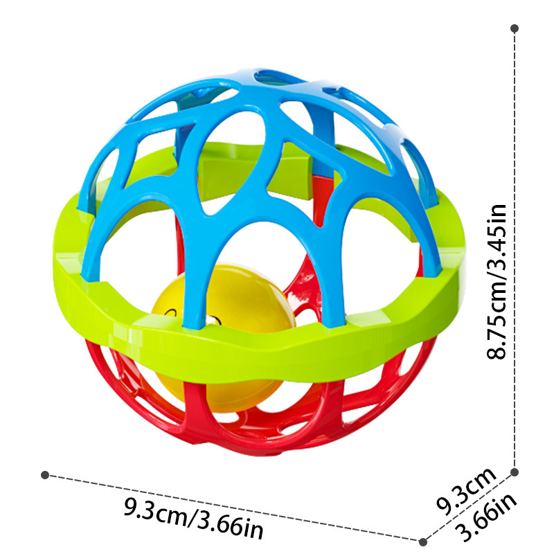 Prenez le ballon bleu et rouge