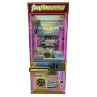 Dernier modèle de machine à griffes Funtime, machine d'arcade à monnayeur pour poupées avec jouets en peluche, pour centres commerciaux et parcs d'attractions