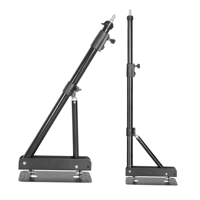 110cm/130cm Wall Mounting Triangle Arm Ceiling Wall Mount Light Tripod Stand for Photography Strobe Ring Light Support