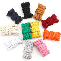 Af1 Lacets Épais en Coton Tressé Ronds de 10mm, Couleur Personnalisée, Grands Lacets pour Chaussures Basses