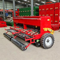 Grande Semoir de Précision Multifonctionnel pour Blé, Luzerne, Avoine et Légumes, Tracté par Tracteur Agricole, avec Boîte de Vitesses