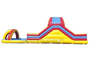 Glissière gonflable de glissement de course de baignoire <span class=keywords><strong>d</strong></span>'<span class=keywords><strong>eau</strong></span> <span class=keywords><strong>d</strong></span>'arrière-cour <span class=keywords><strong>d</strong></span>'Orient Inflatables avec le cercle de éclaboussure de piscine coulissant à vendre - Product Image 4