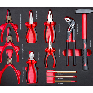 Chariot à outils <span class=keywords><strong>professionnel</strong></span> à 7 tiroirs, mobile, pour atelier de réparation automobile, <span class=keywords><strong>garage</strong></span>, rangement, combinaison perceuses et douilles, ensemble d'outils - Product Image 3