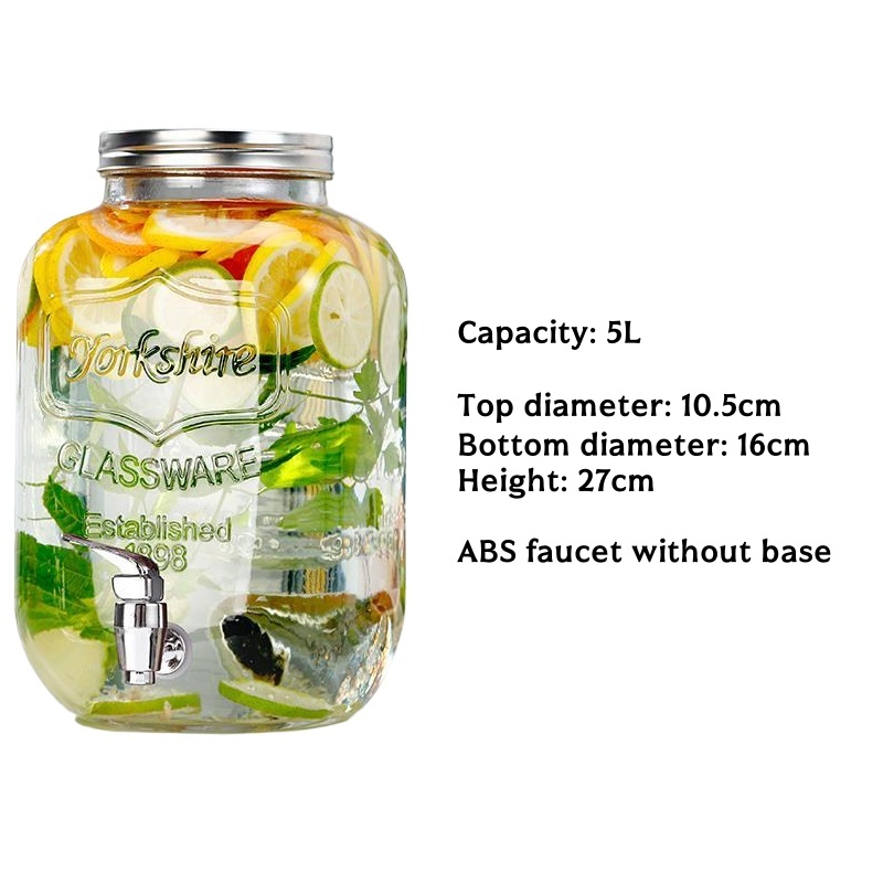 Robinet ABS transparent 5L