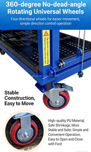 6m 7m 500kg Nieuwe Mobiele Draagbare Elektrische Steigerlift Opvouwbare Platforms Elektrische Steiger Elektrisch voor de Bouw - Product Image 4