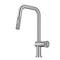 Robinet de cuisine monocommande en laiton sans plomb, à montage sur plan, avec douchette extractible 2 fonctions, pour évier – Meilleures ventes