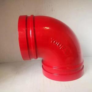 Codo de 90 Grados de Acero Rojo para Sistema de Protección Contra Incendios con Alta Resistencia a la Corrosión - Product Image 2