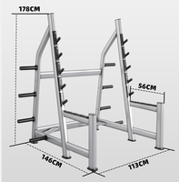 PINJIAN Gym Products Barbell Set Weight Lifting Multi Function Fitness Equipment Bench Press and Squat Rack