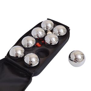 Juego de <span class=keywords><strong>Petanca</strong></span> Francés ZQURE, Juego de Bolos de Jardín, Juego de 8 Bolas con Bolsa de Espuma, Acero Q159 Resistente al Óxido - Product Image 3