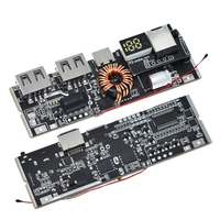 QC4.0 QC3.0 LED Dual USB PD Fast Charge 5A 100W Micro/Type-C USB Mobile Power Bank 18650 Charging Module