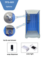 Toilettes chimiques portables préfabriquées en plastique HDPE, conception chinoise, cabine mobile pour chantier, camping, festival, vente en gros, OEM