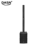 Sistema de Altavoces PA Profesional Activo DASN MAX8 de 4000 W con Subwoofer de 15 Pulgadas para Fiestas de DJ, Escenarios, Interiores, Exteriores e Iglesias