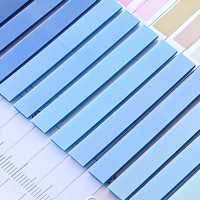 Onglets d'indexation transparents en PET dégradé, blocs-notes adhésifs, bandes numérotées autocollantes pour la marquage de livres, le bureau, l'école, l'étude