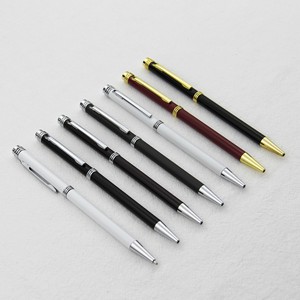 Bolígrafo metálico <span class=keywords><strong>de</strong></span> la marca Marriott Hotel, bolígrafo giratorio, MOQ bajo, logotipo y color personalizados - Product Image 3