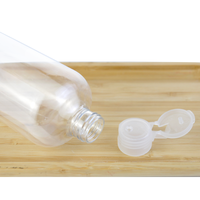 Emballage cosmétique réutilisable de 30 ml, 50 ml, 100 ml, 200 ml, 250 ml, avec couvercle à rabat, pour lotion corporelle, tonique visage, shampoing, flacon en plastique