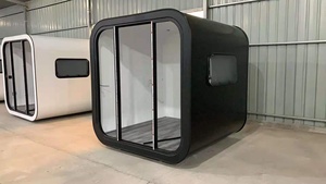 Cabine de <span class=keywords><strong>réunion</strong></span> acoustique insonorisée moderne, 1 place, espace de travail individuel, bureau portable, pod mobile individuel - Product Image 4