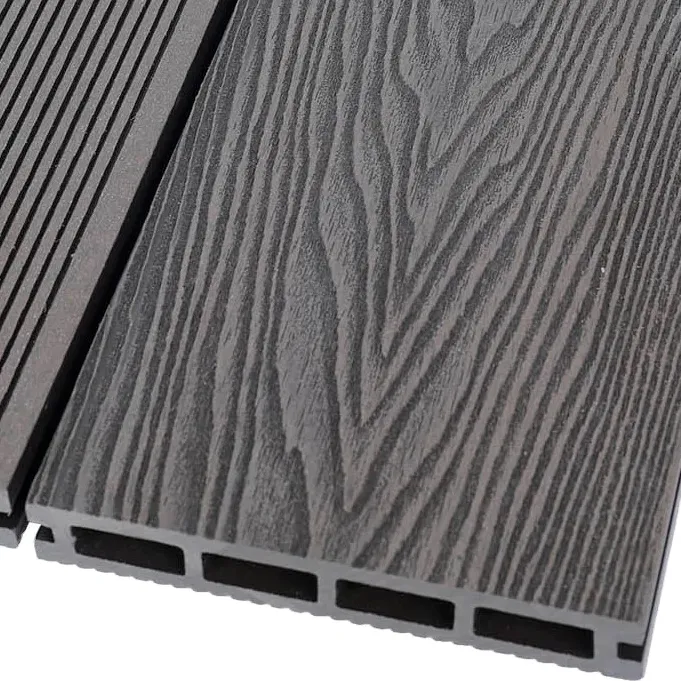 New Technology 3D Embossed WPC Decking ,Anti-Slip Wood Plastic Composite Hollow And Waterproof Resistance Floor New TechnologyNe