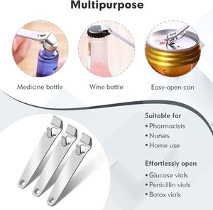 Ouvre-bouteille multifonctionnel pour liquides buvables, décapsuleur, outil de levier, ouvre-fioles - Product Image 6