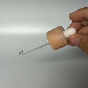 Botella de Perfume de Plástico Cilíndrica de 18 mm con <span class=keywords><strong>Gotero</strong></span> 18/410, Pulverizador y Tapas Premium - Product Image 1