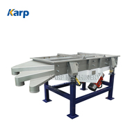 Salztabletten-Rechteckseparator SS316 Linearvibrationssieb 2-Deck-Schüttelmaschine
