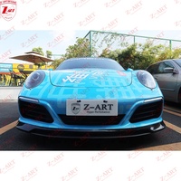 Kit carrosserie aérodynamique en fibre de carbone Z-ART style V avec aileron arrière pour Porsche 911 991.1 2012-2015, kit de tuning performance