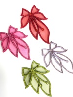 Clip à cheveux en strass à fleurs, simple et élégant, décorations de chaussures, matériel de bijouterie, Qing Yu C021