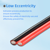 Neuer, hochtemperaturbeständiger C-Typ Rot-Schwarz-Doppelparallel-Lithiumbatterie-Silikonkabel für neue Energien