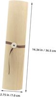 Boîte à thé en écorce de bouleau, emballage cadeau en bois, organisateur, forme ronde beige, finition classique élégante, boîte de rangement, boîte à vin, boîte anti-rayures