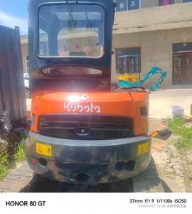 Certifié CE avec godet d'excavatrice Kubota U35, attache rapide, brise-roche, 3,5 tonnes, excavatrice sur chenilles d'occasion, origine Japon - Product Image 4