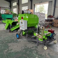 150-200kg/balle Presse à balles et emballage de foin pour ensilage de maïs entièrement automatique Machine à balles rondes pour emballage d'herbe Prix
