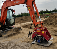 Compacteur à plaques hydraulique vibrant pour mini-excavatrice, personnalisable, garantie 1 an - Vente chaude