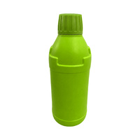 Bouteille de détergent vide cylindrique mate de 1000 ml en PEHD avec poignée latérale, vente en gros, logo personnalisé pour liquide de nettoyage et bouchon à vis
