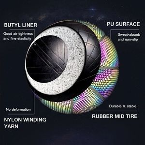 Hot Selling PU Basketball Reflective <b>Ball</b> Glow Basketball Size 7 Size 5 Outdoor Indoor <b>Ball</b> Glowing <b>Luminous</b> Basketbol Gift - Product Image 4
