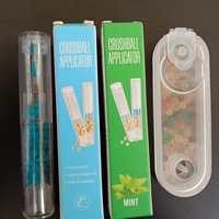 Ailboo Applicateur de billes de menthe pour cigarettes, en forme de stylo, distributeur de capsules de menthe